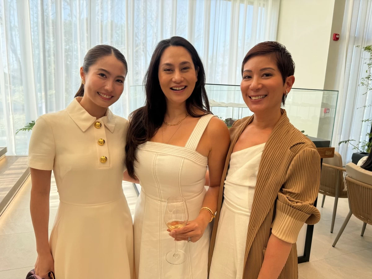Shirley Wong, Cristalle Belo Pitt, and Audrey Go-Liu