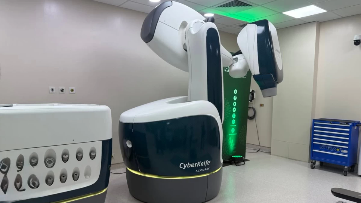 The CyberKnife System, the first and only robotic radiosurgery platform in the Philippines, is formally introduced at the Asian Hospital and Medical Center in July 2025. The medical innovation uses a flexible robotic arm to deliver pinpoint radiation to tumors, offering a non-invasive alternative to traditional surgery.