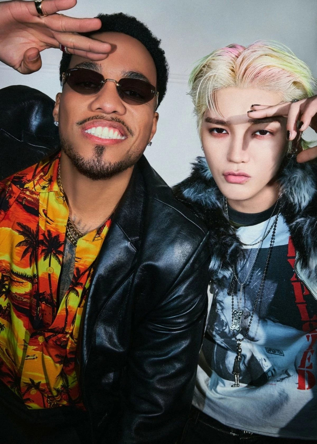NCT’s Taeyong (right) and Anderson .Paak (SM Entertainment) 