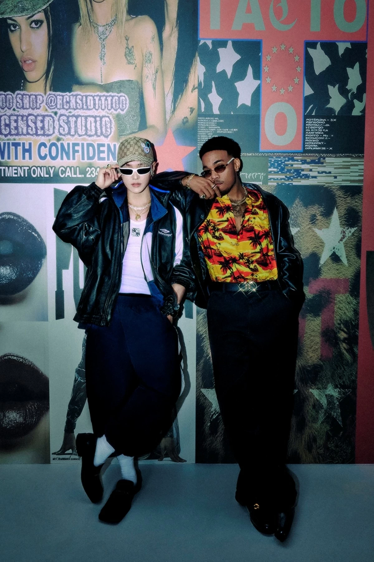 NCT’s Taeyong (left) and Anderson .Paak (SM Entertainment) 