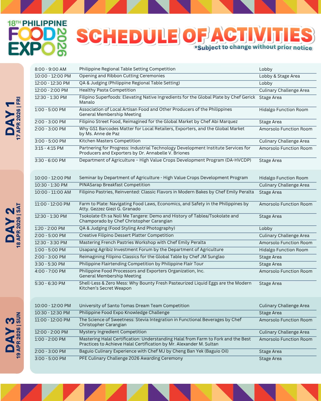 (Photo courtesy of Philippine Food Expo)