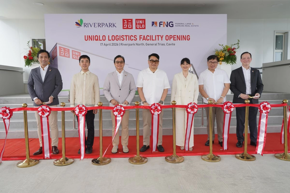 FNG Vice Chairman Yusuke Hirano; Embassy of Japan in the Philippines Minister for Economic Affairs Yokota Naobumi; FNG Chairman Alfred Ty; General Trias City Mayor Luis “Jon-Jon” Ferrer; UNIQLO Philippines Chief Operating Officer Geraldine Sia; Congressman Antonio “Ony” Ferrer; and FNG President Thomas Mirasol
