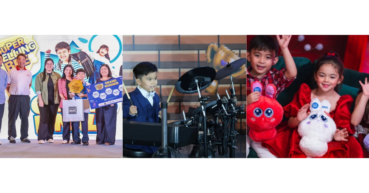 Young talents take center stage at your most-loved SM Supermalls through programs like SM Super Spelling Bee, SM Little Stars, and Besties of Joy, creating moments where families connect, and kids shine in a truly maxed-out experience.
