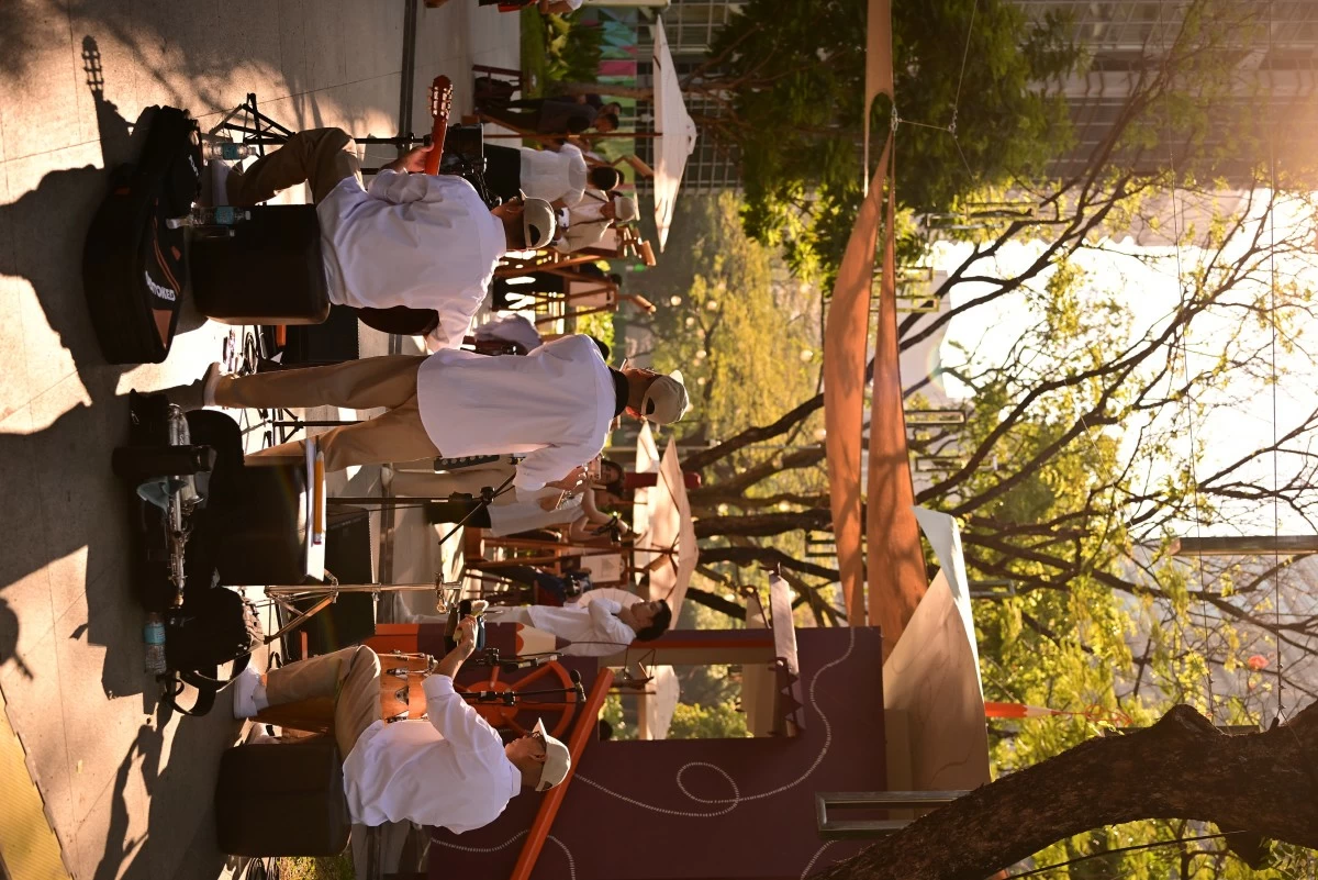 Live music at ‘Hermès: Drawn to Craft’ (Photo: Hermès)