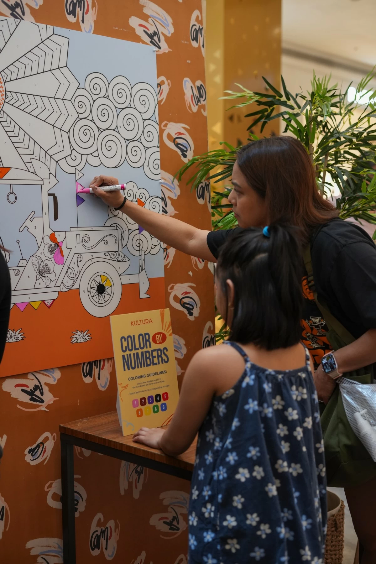 Color by Numbers Mural (Photo: Kultura)