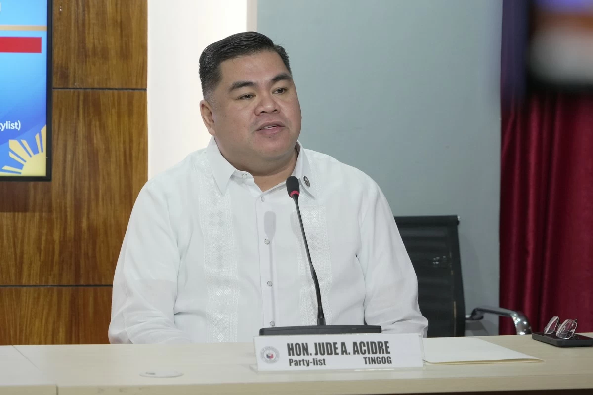 Tingog Party-list Rep. Jude Acidre (PPAB)