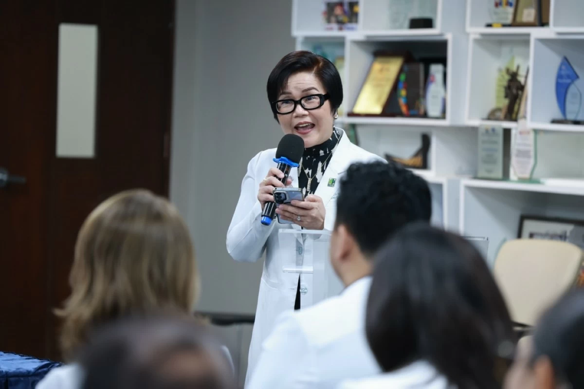 Dr. Maria Rica Lumague, Medical Center Chief II of Rizal Medical Center
