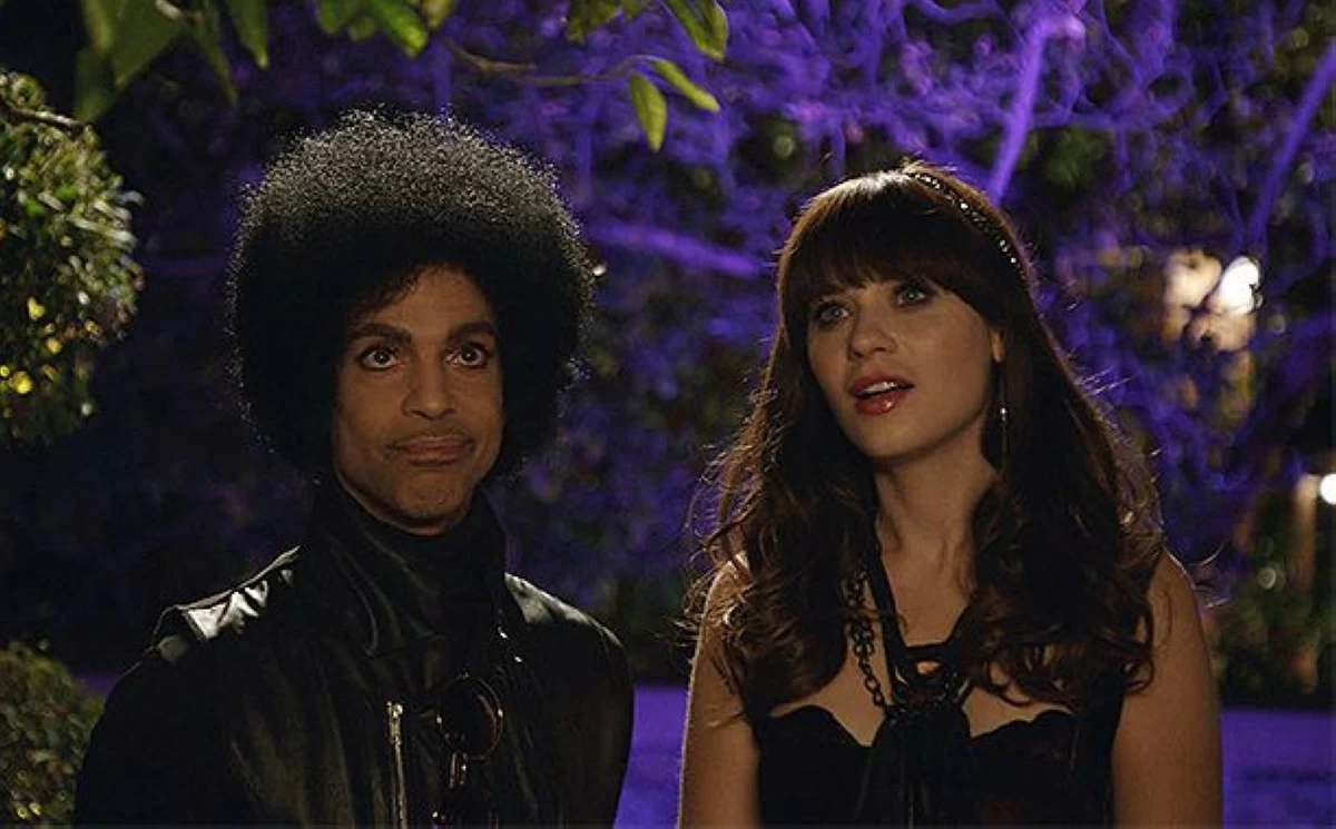 WINGMAN Prince with Zooey Deschanel on 'New Girl' (Photo 20th Century Fox Television)