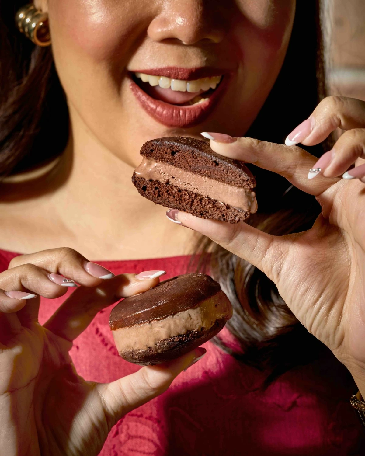 Idiot Sandwich Chocolate Peanut Butter Whoopie Pie Ice Cream (Photo courtesy of Gordon Ramsay Bar and Grill)