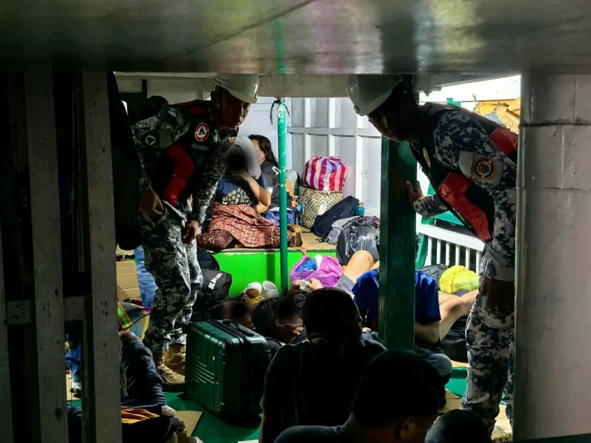 SUSPECTED human trafficking rescued in Zamboanga City. (PCG)