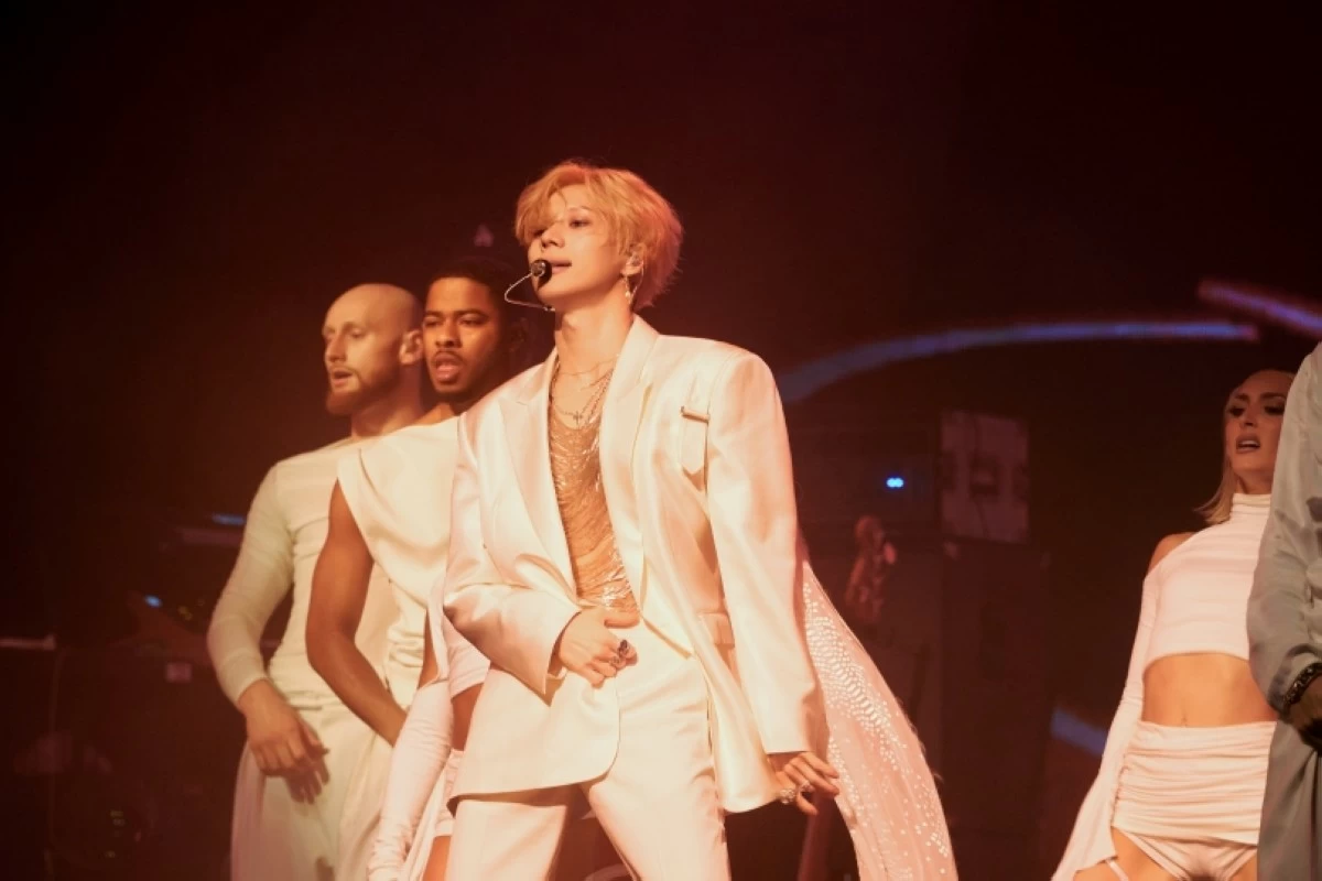 K-pop artist Taemin performing at Coachella (Galaxy Corporation) 