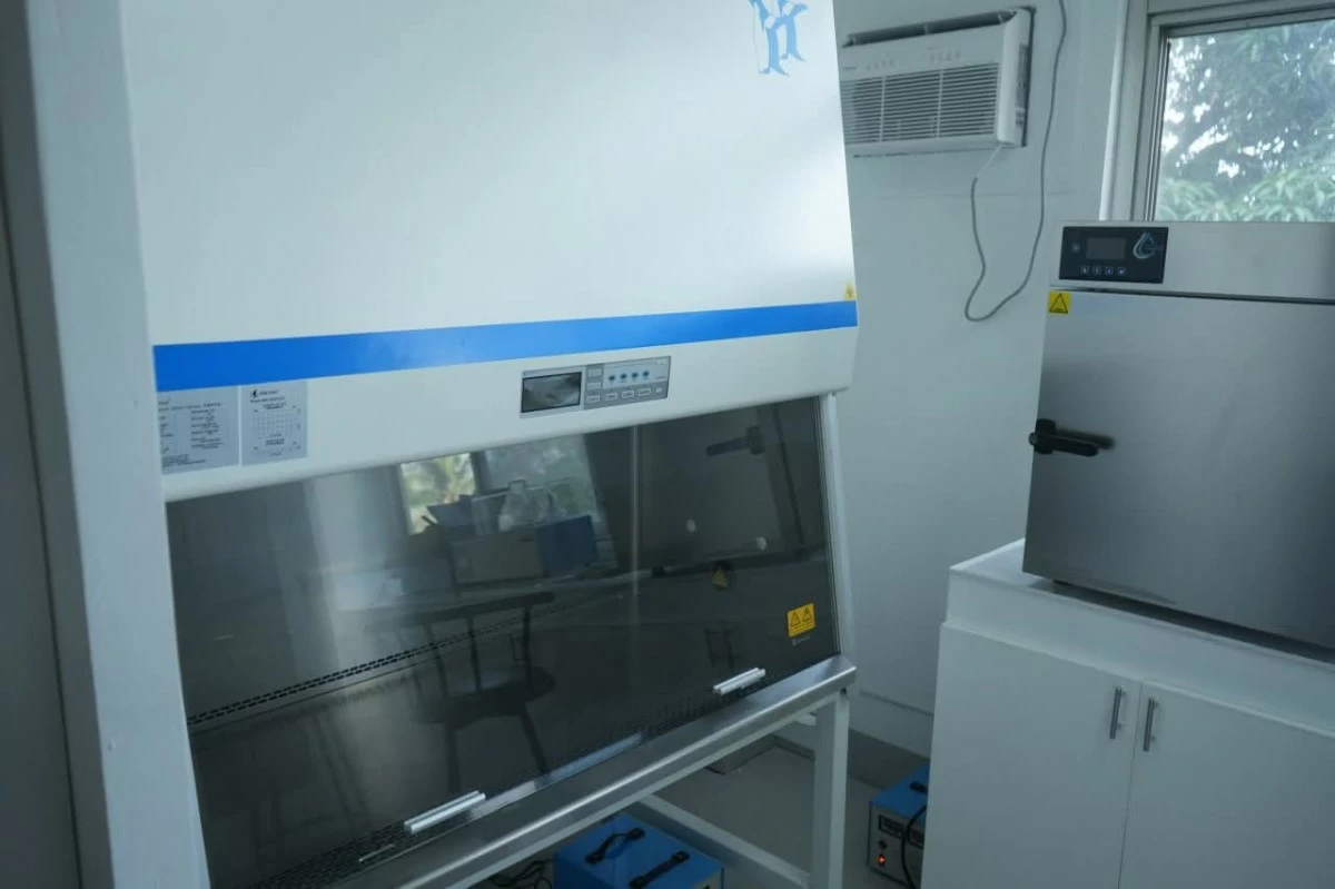 Processing and storage equipment for donated breast milk are installed at the Human Milk Bank inside Caloocan City Medical Center (CCMC). (Photos from Caloocan City LGU)