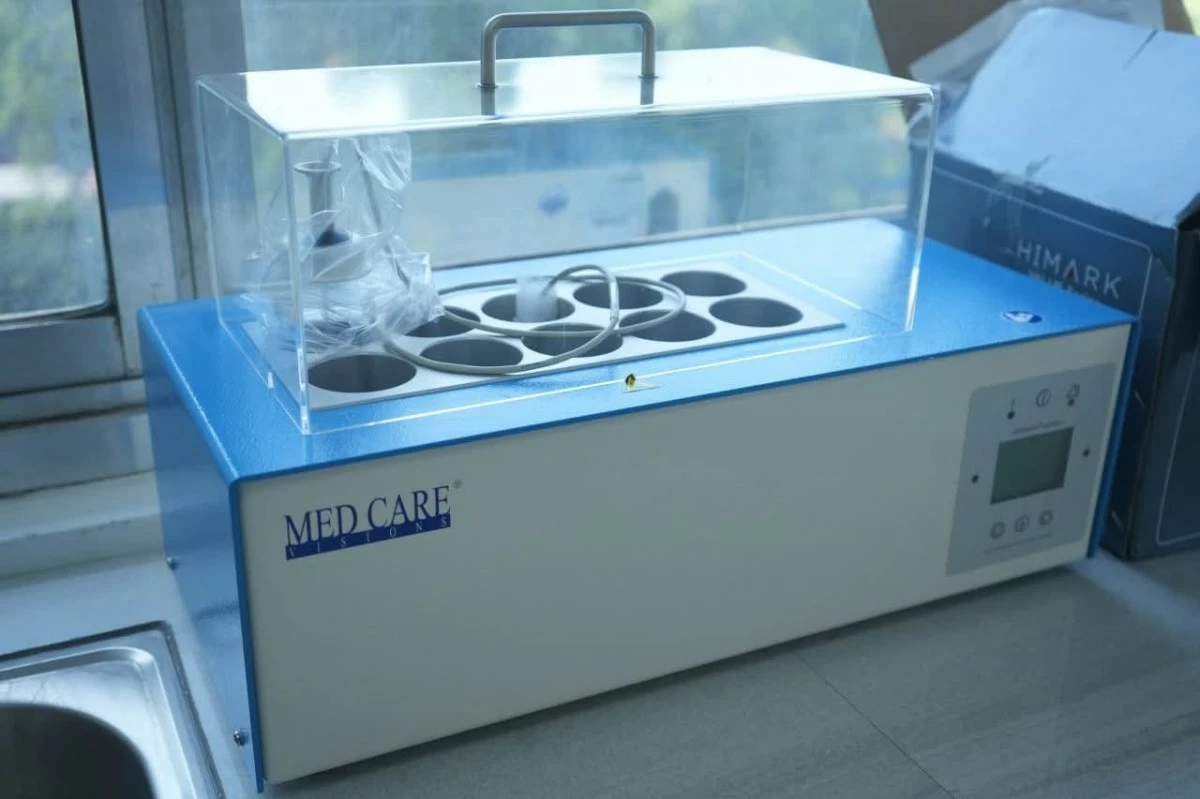 Processing and storage equipment for donated breast milk are installed at the Human Milk Bank inside Caloocan City Medical Center (CCMC). (Photos from Caloocan City LGU)