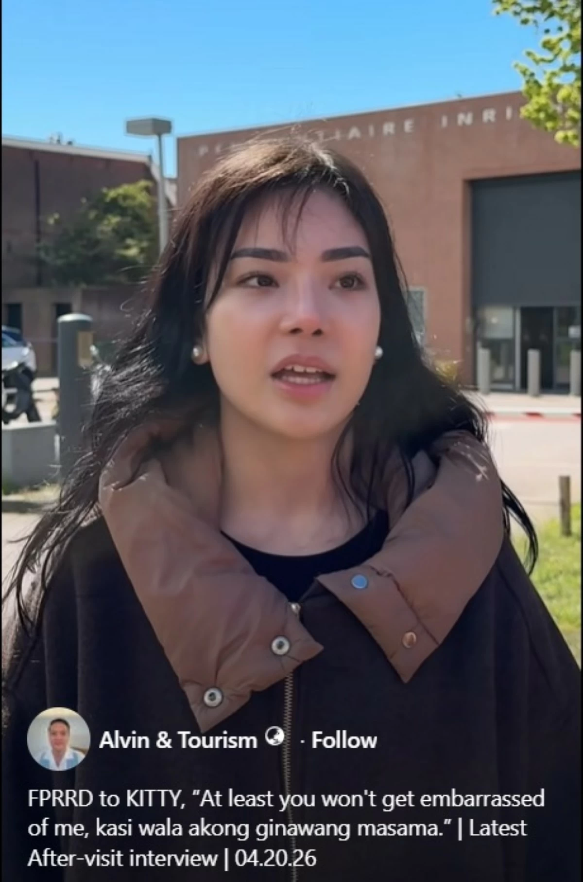 Kitty Duterte says she remains unfazed by Vice President Sara Duterte’s impeachment, calling criticism against their family an “unstoppable” reality in politics. (Screenshot /   Alvin and Tourism / Facebook) 