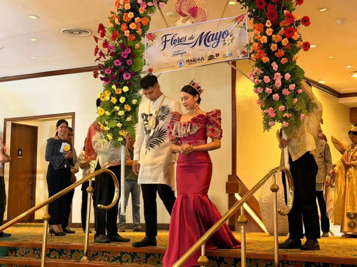 An exclusive preview of the May 3 showcase of “Flores de Mayo: Dalisay at Halimuyak” is presented during a press conference on Wednesday, April 22, at the Maynila Ballroom of The Manila Hotel.