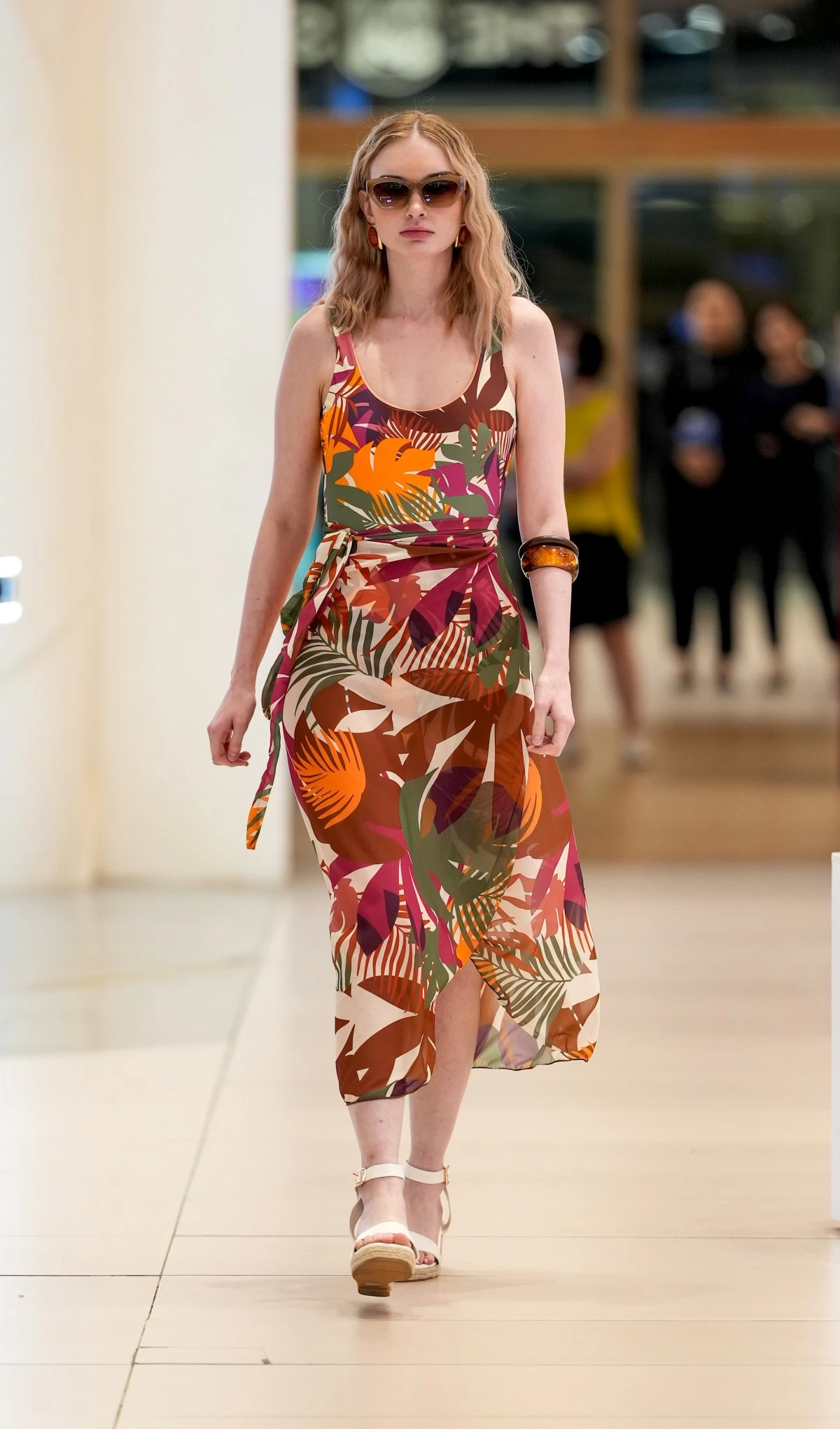 Wearing this beachy sundress is perfect for watching the sunset by the beach. (Photo: SM Woman Active)