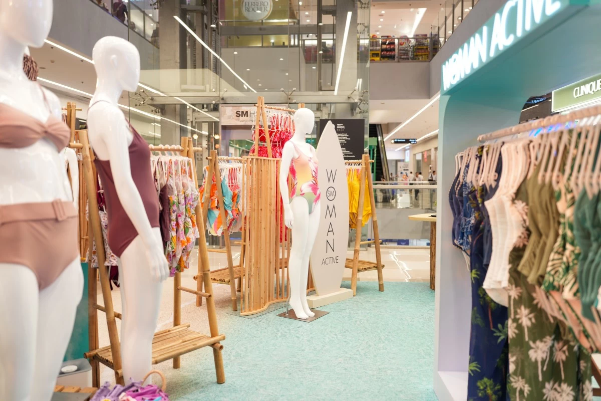 The new swimwear collection of SM Woman Active features solid, sun‑washed hues, playful polka dots, and vibrant, summery prints. (Photo: SM Woman Active)