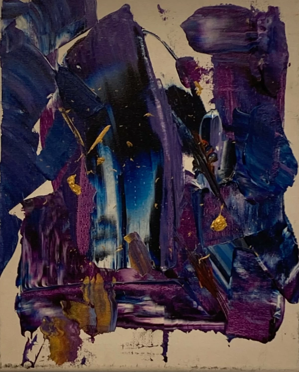 'MAGICAL IMPRINTS' acrylic on canvas, 11.69 x 8.27 inches, Micco Cruz, 2024