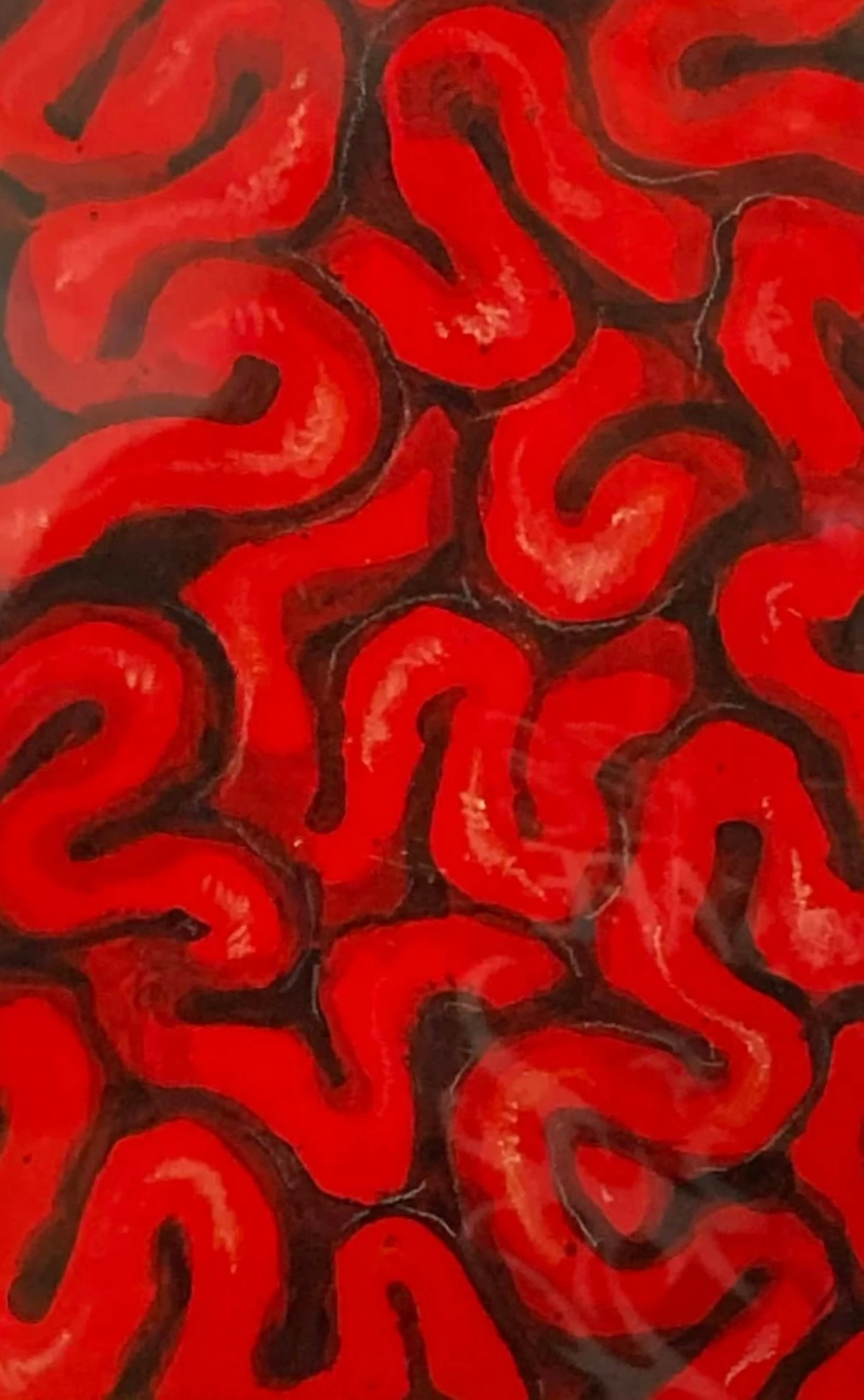 'GUTSY' mixed media and acrylic, 5 x 7 inches, Gran Bella, 2026