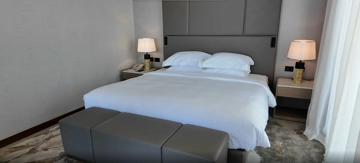 CUDDLE UP Presidential Villa's Master Bedroom setup at the Master Suite