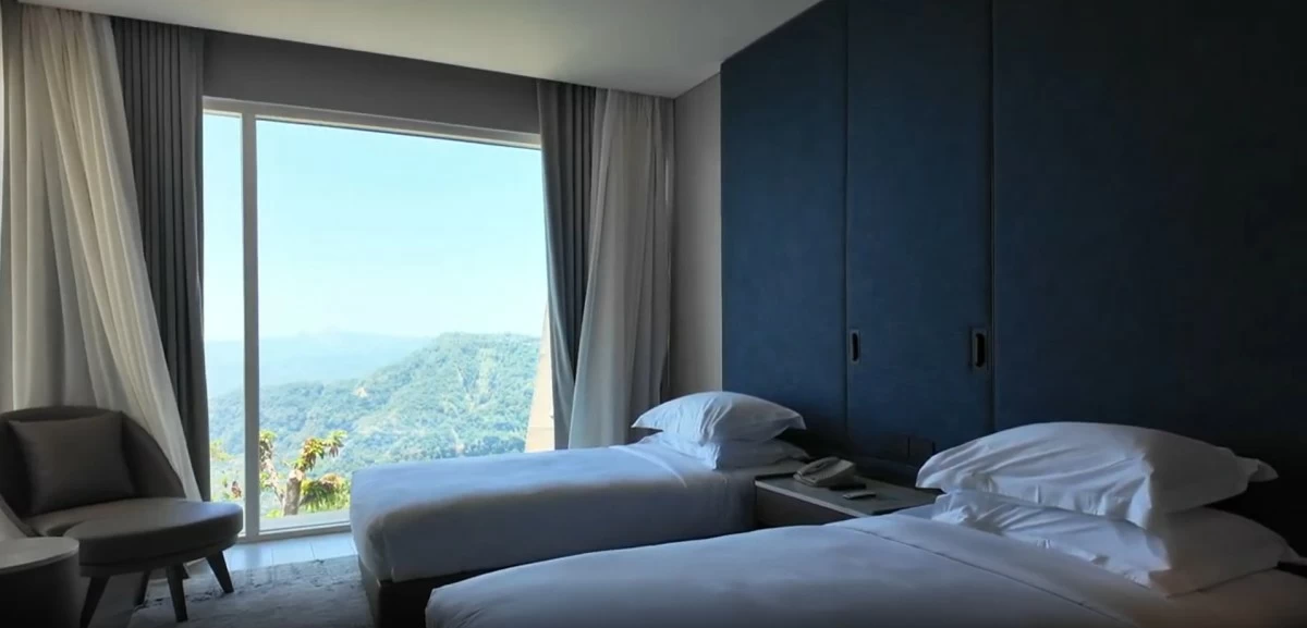 COZY SPACE Presidential Villa's Twin Bedroom setup at the Master Suite