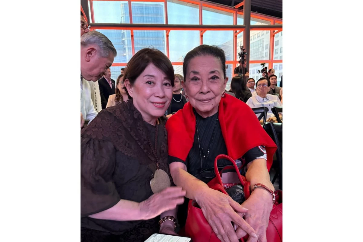Doris Magsaysay-Ho and Helen Yuchengco-Dee (Photo: Philip Cu Unjieng/Manila Bulletin)