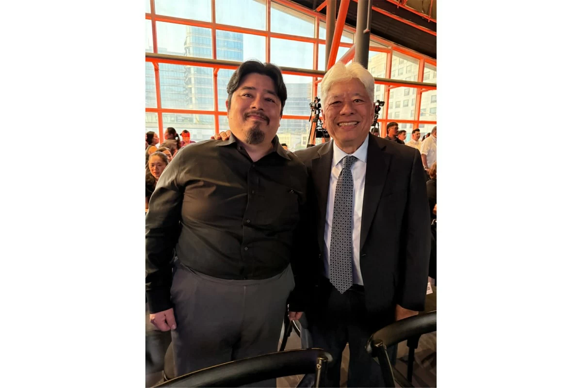 JV and Charlie Rufino (Photo: Philip Cu Unjieng/Manila Bulletin)