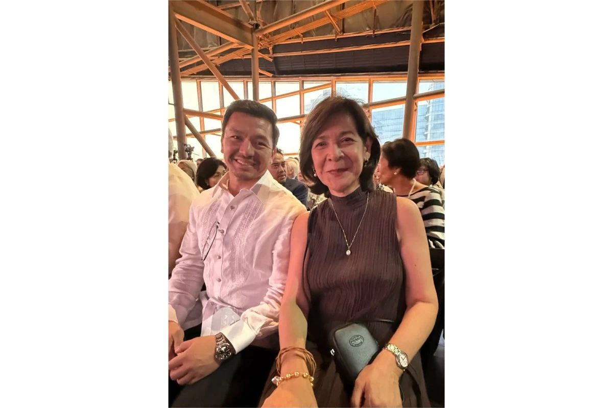 Victor Gelano and Cristina Salinas-Manzano (Photo: Philip Cu Unjieng/Manila Bulletin)