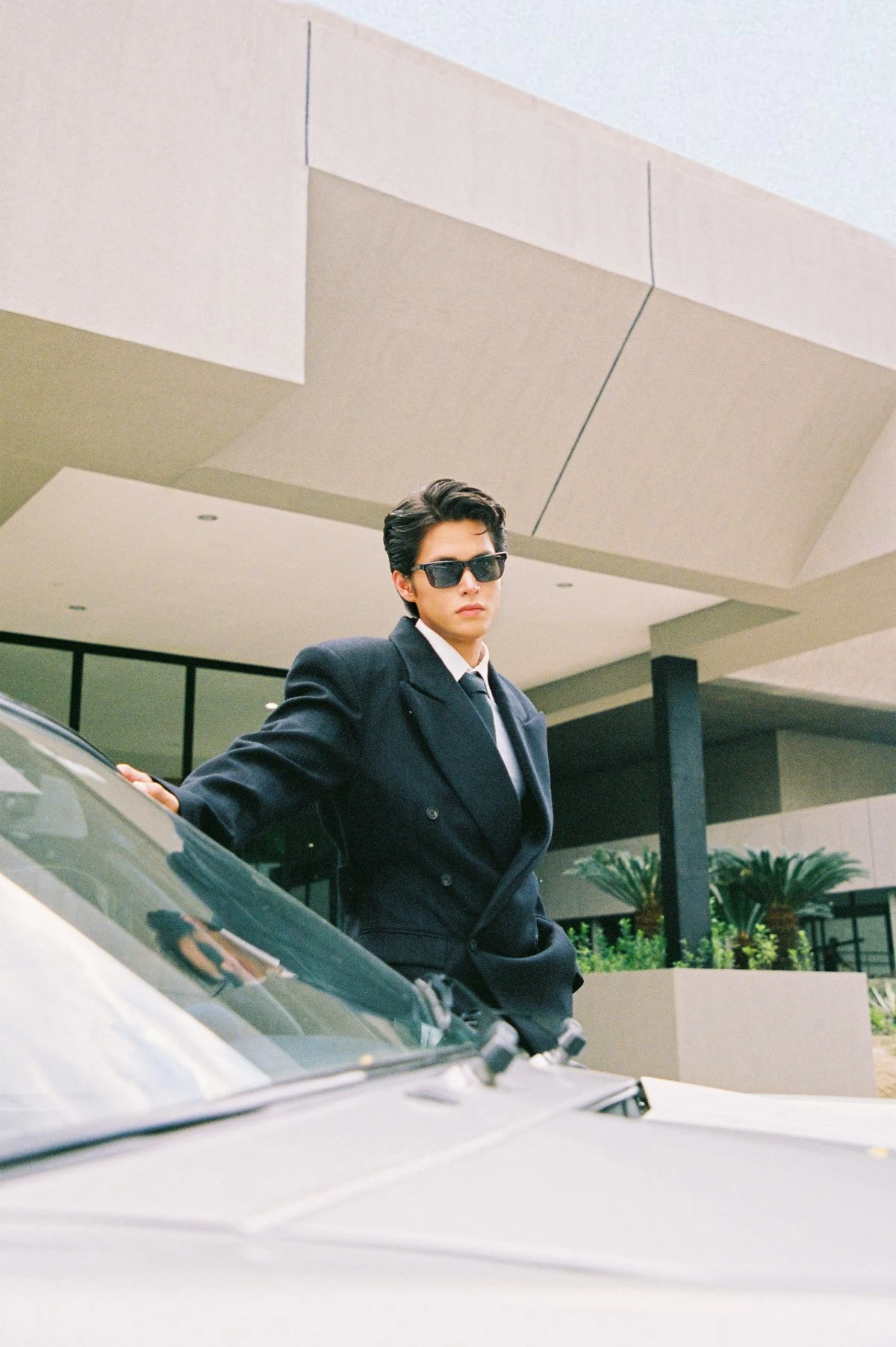 Kyle wears James in Ink (Photo: Sunnies Studios)