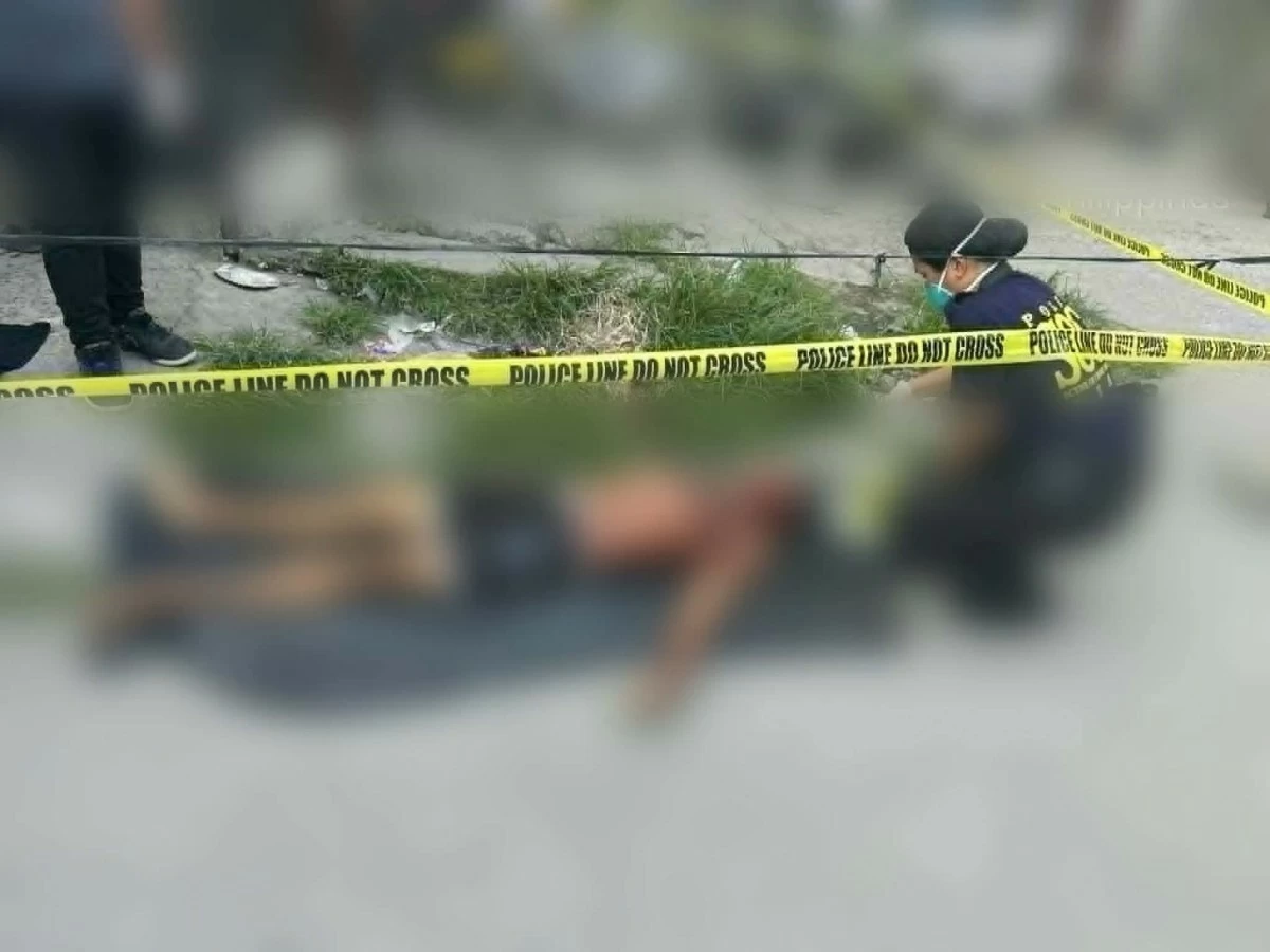 Authorities respond to the scene where a man’s body is found in Antipolo City, Rizal. (Photo from Rizal PPO)