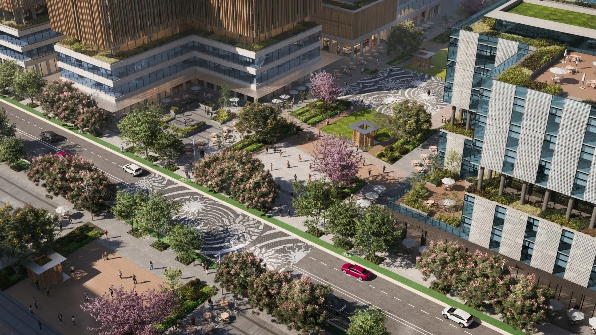 Riverpark (Artist's perspective, Federal Land)