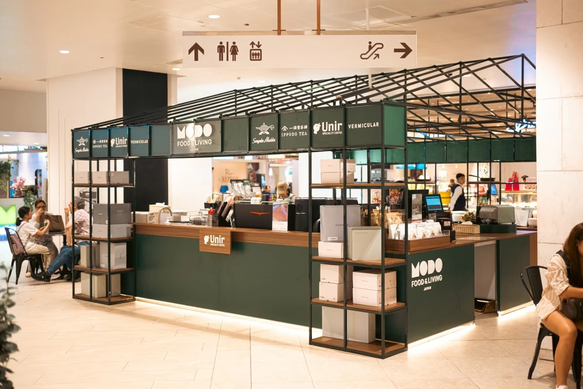 Modo Living stall at Mitsukoshi Mall was designed and built with Prefabrication in Mind. (Photo: Pino Places)