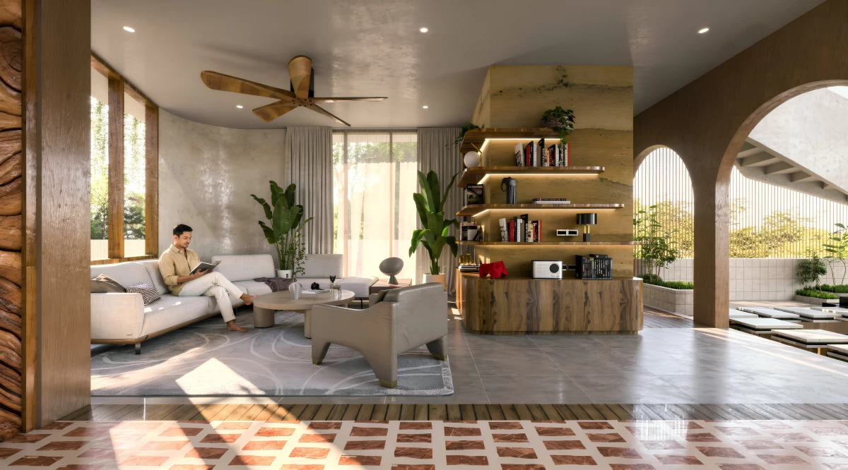 Servado House project used AI as a way to communicate between client and designer. (Photo: Pino Places)
