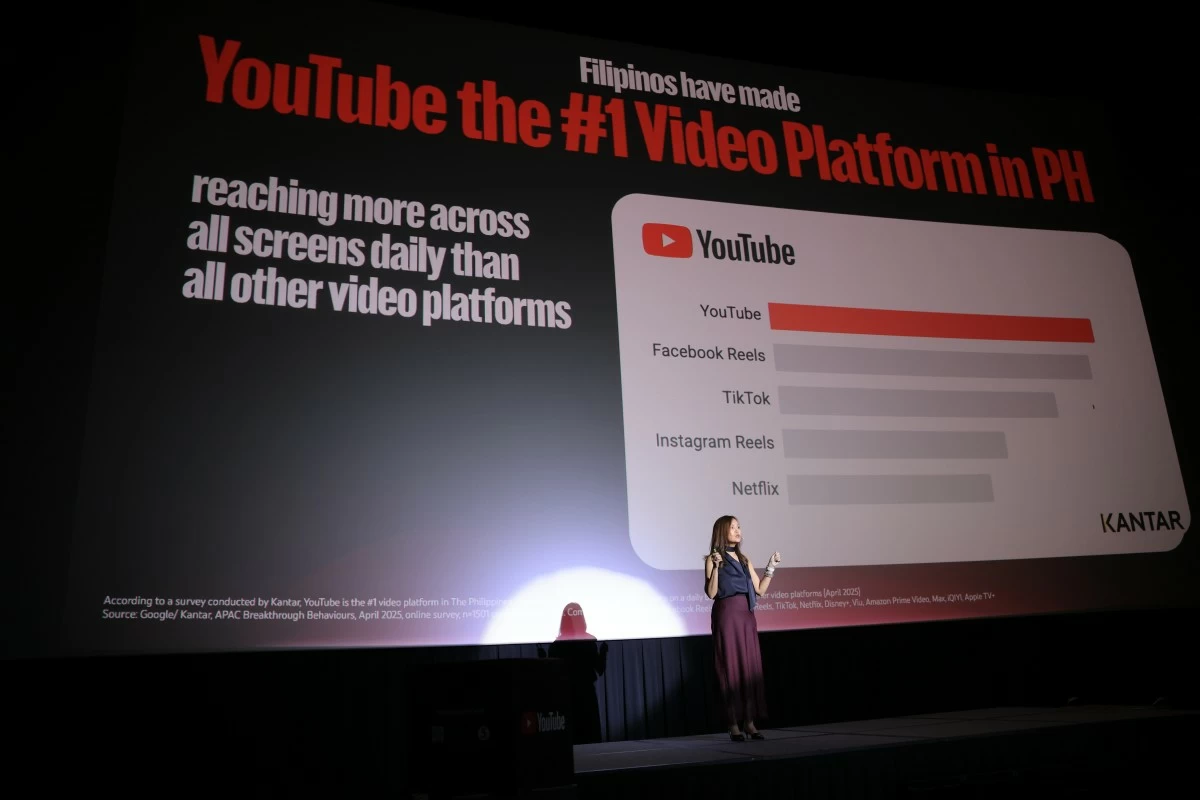 Prep Palacios, Country Manager for Google Philippines, kicks off the Unstoppable event by explaining why Filipinos from all over the nation truly trust YouTube for their video entertainment.
