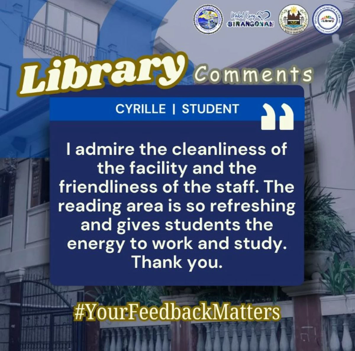 A comment posted by a netizen. (Photos from Binangonan LGU)