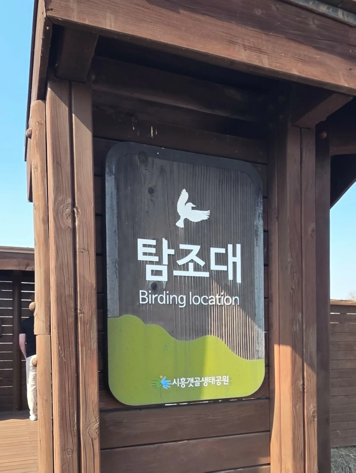 Birdwatching zone at the Siheung Gaetgol Eco Park (Jonathan Hicap) 