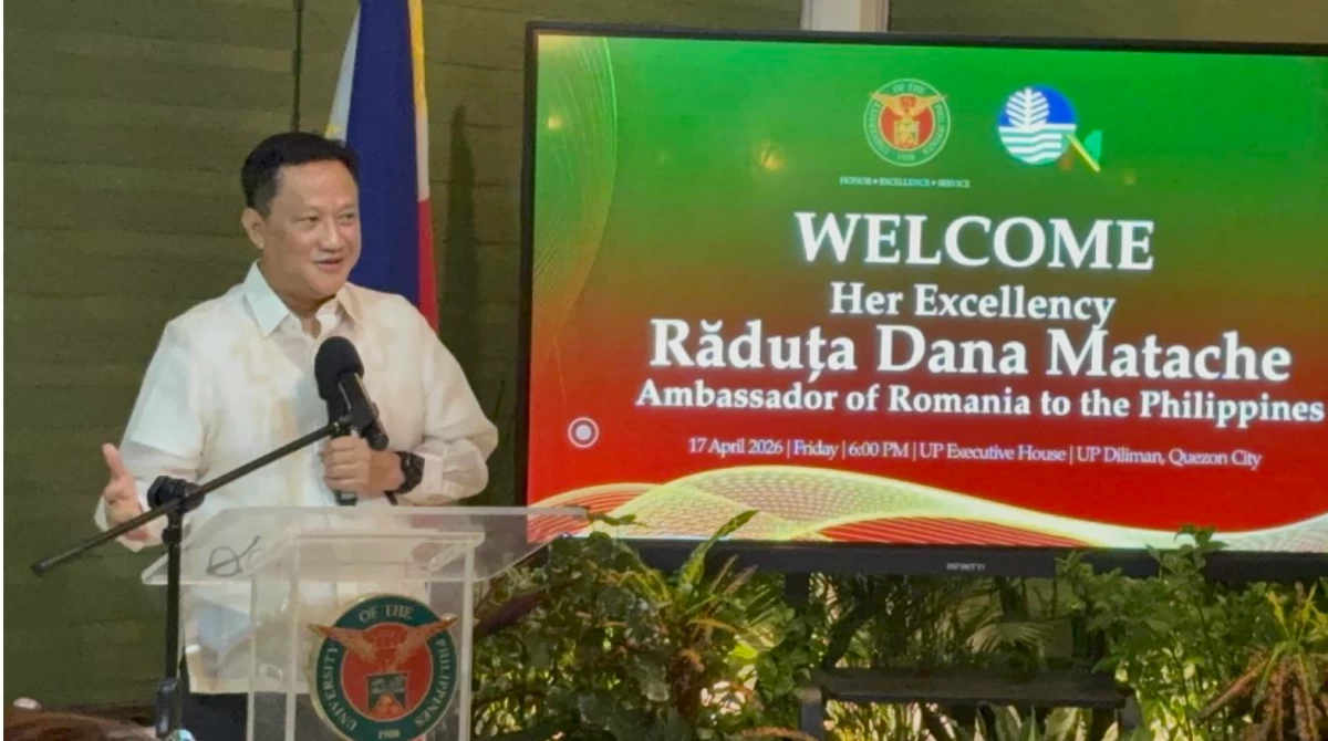 UP President Atty. Angelo A. Jimenez commended Ambassador Matache for her significant contribution to strengthening the enduring academic cooperation between the University of the Philippines and the Embassy of Romania