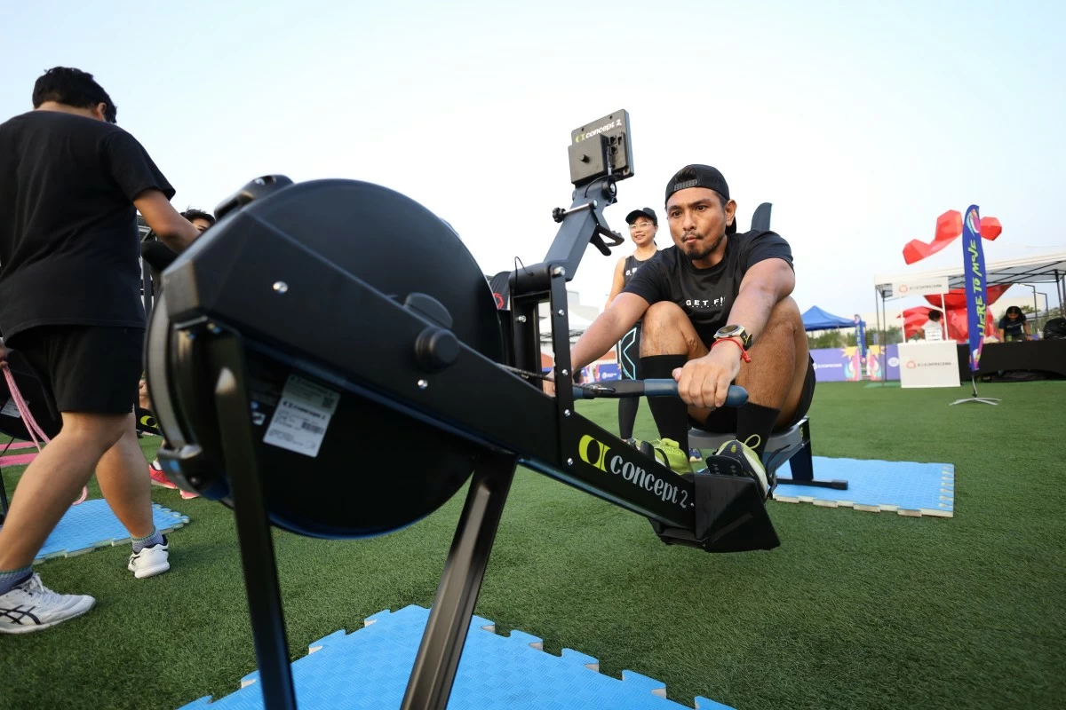 Intensity peaks at SM Mall of Asia as athletes push limits in fitness racing, driving the competitive spirit of SM Active Hub.
