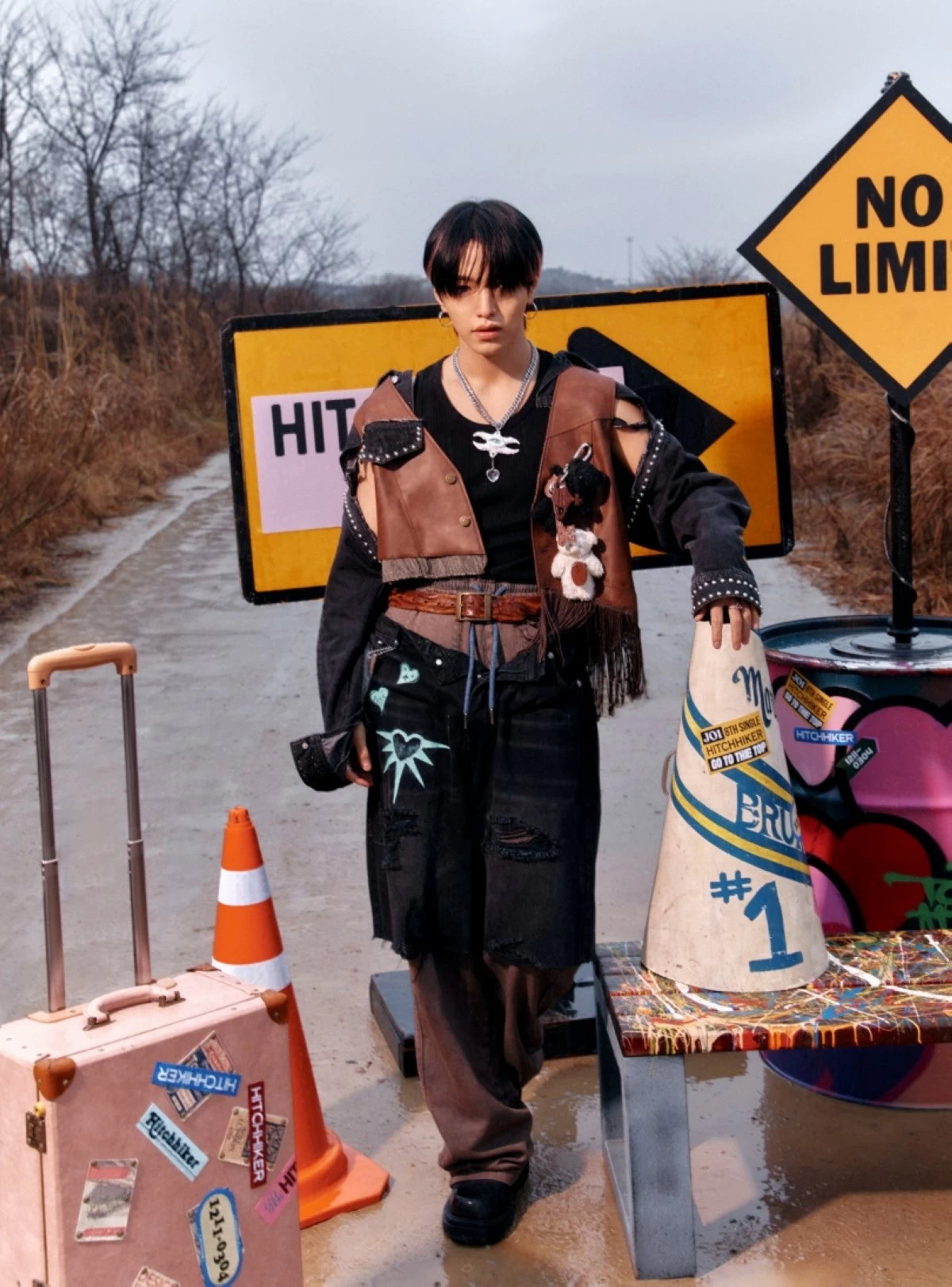 JO1 member Shosei Ohira (X) 