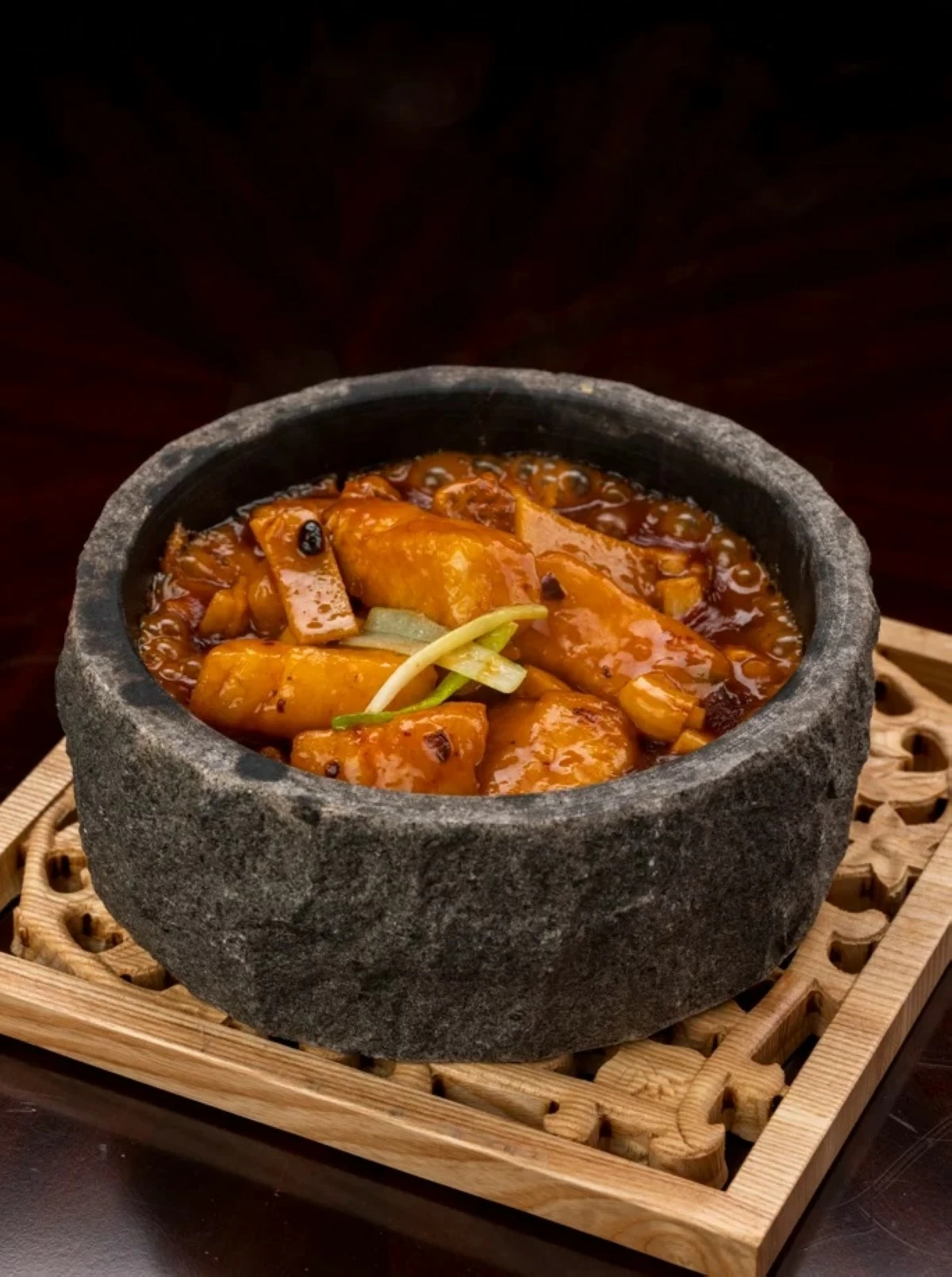 SEA BASS Braised Chilean sea bass with ginger, garlic and black bean delivers a savory, aromatic profile with tender, flaky texture (Photo: Grand Hyatt Manila)