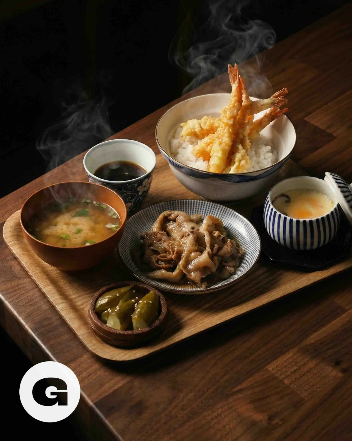 Ebi Tempura lunch set (Photo: Izakaya Geronimo)