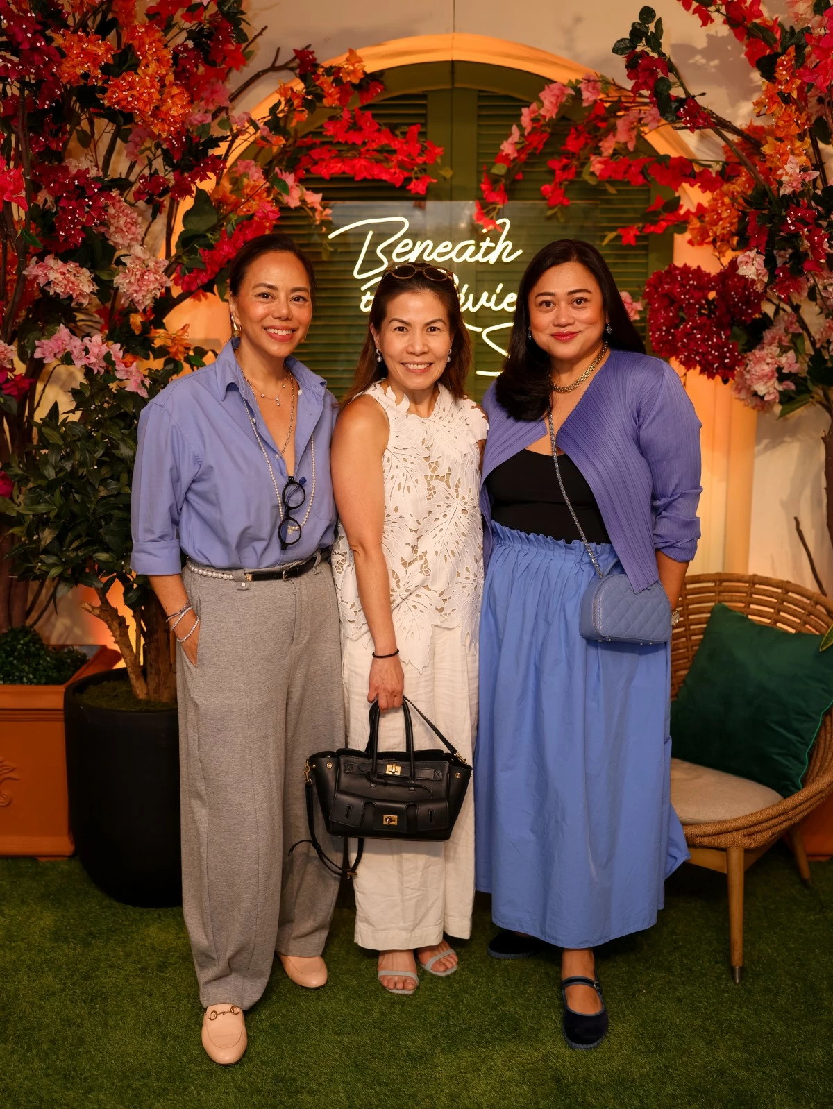Janina Dizon, Almay Gaw-See, and Candy Dizon (Photo: Rustan's)
