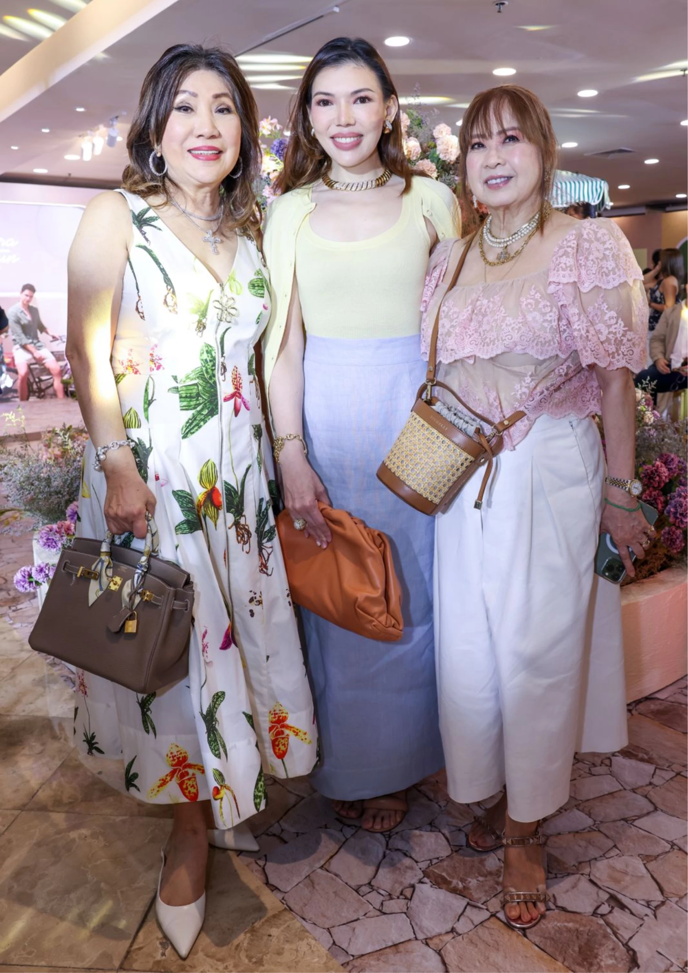 Connie Haw, Erica Concepcion Reyes, and Nympha Valencia (Photo: Rustan's)