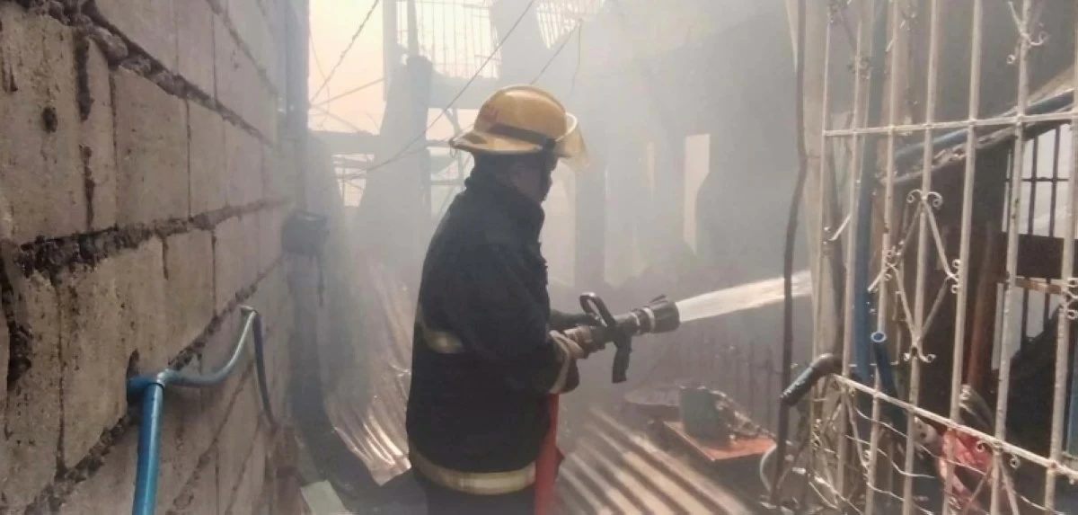 The fire in Sucat, Muntinlupa on April 29 (Photo from the Muntinlupa City Department of Disaster Resilience and Management)