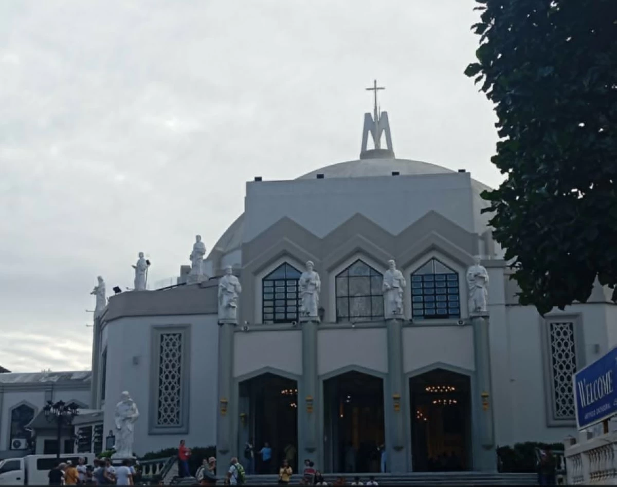 The facade of the International Shrine of the Our Lady of Peace and Good Voyage (photo by Nel Andrade)