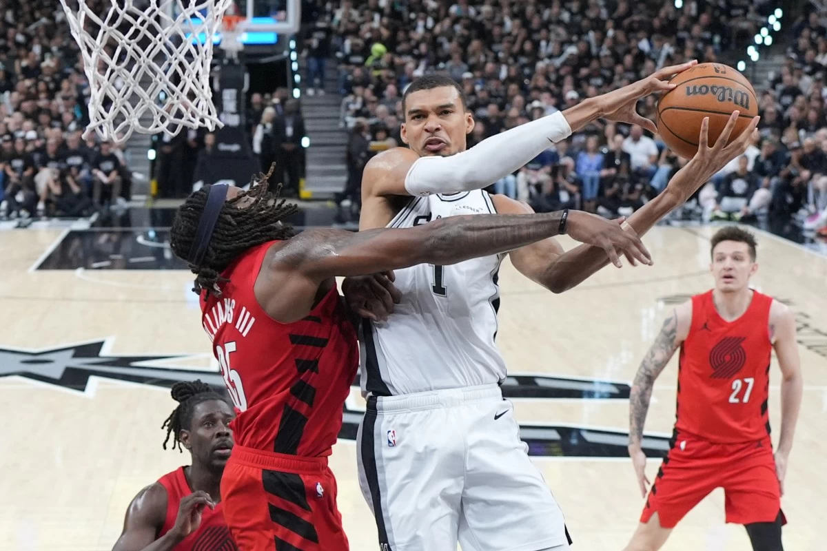 Wemby’s double-double leads Spurs past Blazers to barge into Western Conference semis