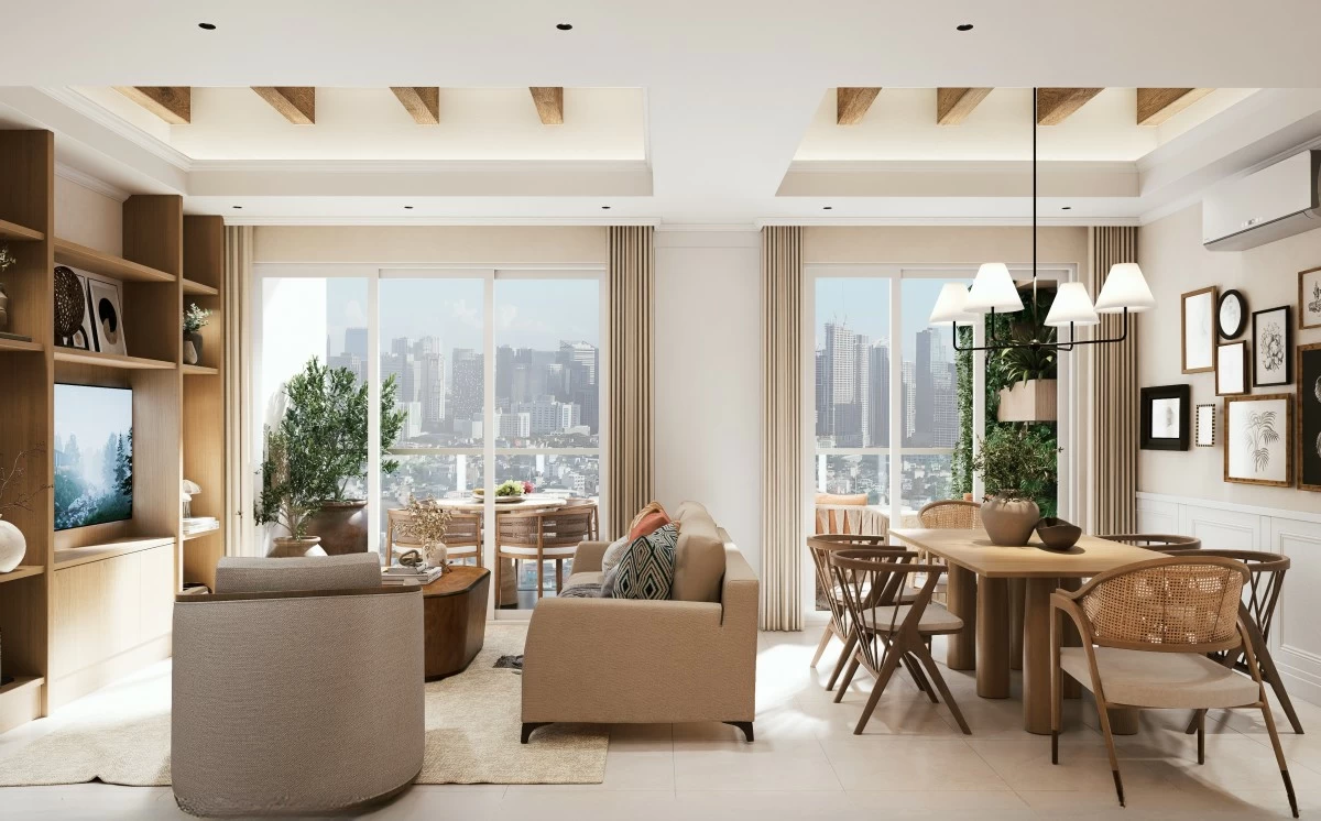 Timeless and Transitional: layered neutrals and natural textures for a warm, refined interior that ages beautifully. (Photo: Arthaland)