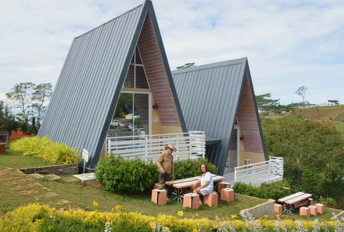 FARM LODGING — These two lodging houses can be rented by guests and visitors who want to stay at the farm. (Henrylito D. Tacio)