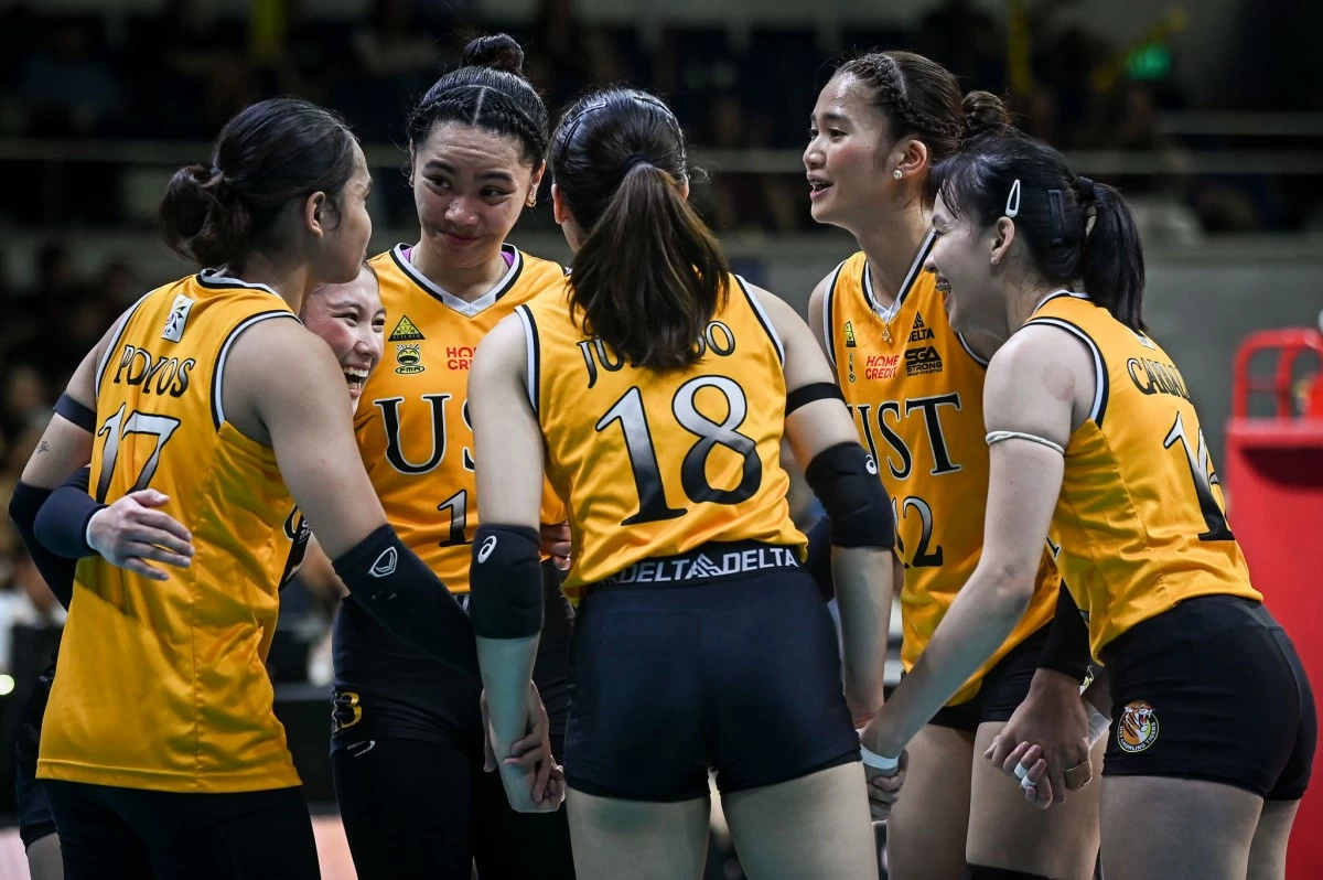 UST Golden Tigresses continue their Cinderella run in the UAAP Season 88 women's volleyball tournament. (UAAP Media)