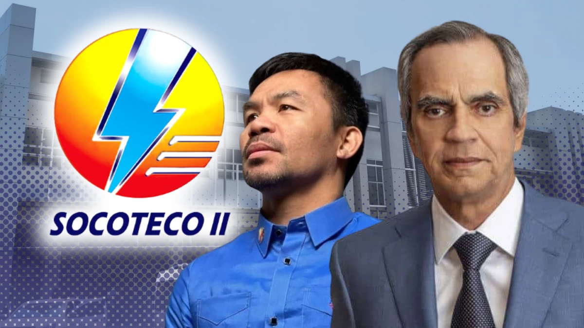 Manny Pacquiao and Enrique Razon Jr.